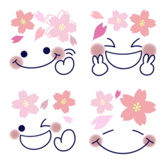春♡くすみピンク2♡気持ち使える絵文字